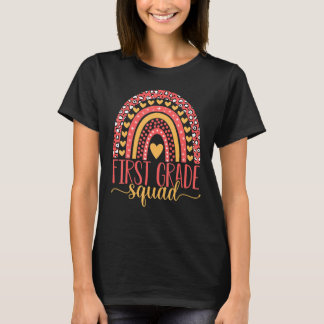 Erste Stufe des Squad Teams 1. Klasse Lehrer zurüc T-Shirt