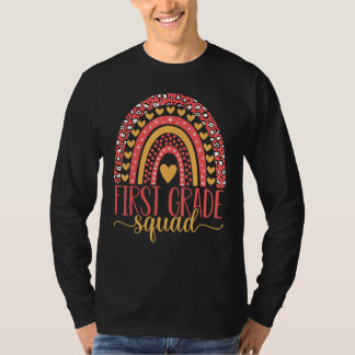 Erste Stufe des Squad Teams 1. Klasse Lehrer zurüc T-Shirt