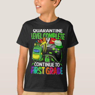 Erste Stufe zurück zum T - Shirt in der Schule