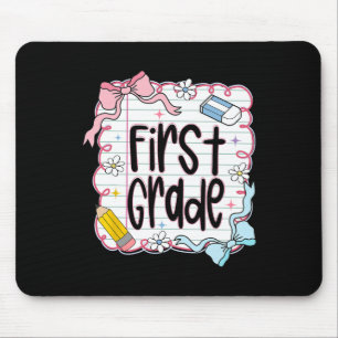 Erste Stufe zurück zur Coquette Bow für Mädchen Mousepad