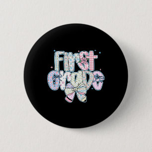 Erste Stufe zurück zur Schule Coquette Preppy Penc Button