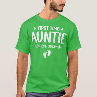 Erste Tante Ende 2023 bald Tante Geschlecht T-Shirt
