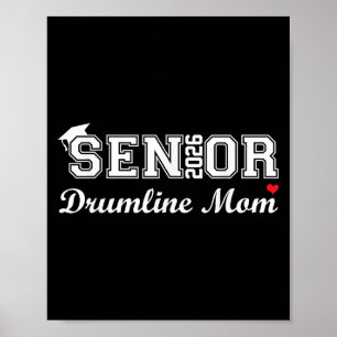 Erste Trommellinie-Mutter 2026 Marching Band Absch Poster