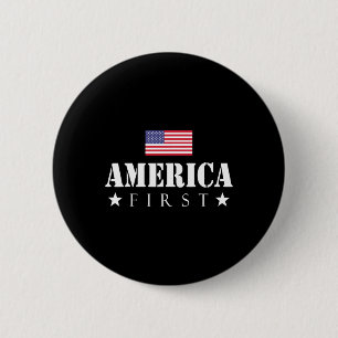 Erste Trump 2024 Amerika zuerst Button