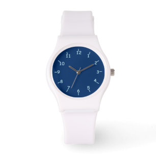 Erste und zehnte Blues Armbanduhr