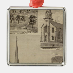 Erste Universalisty Kirche, Minneapolis, Minnesota Ornament Aus Metall