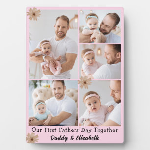 Erste Vatertag Foto Collage Fotoplatte