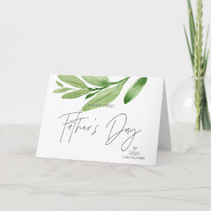 Erste Vatertagsgeschenke für neues Papa aus Baby-B Karte