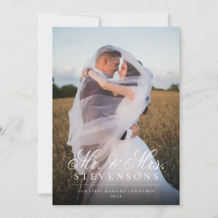 Erste Verheiratete Weihnachten Mr. and Mrs. Full F