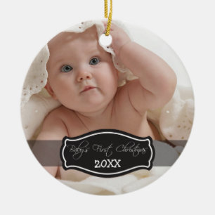 Erste Verzierung des kundenspezifischen Babys Keramik Ornament
