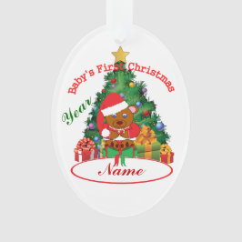 Erste Verzierung des personalisierten Babys Ornament