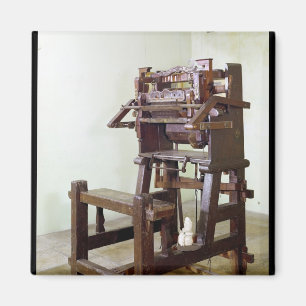 Erste Webstühle für Strümpfe, 1750 Magnet