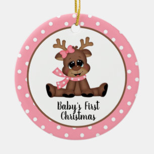 Erste Weihnacht des Babys Keramik Ornament