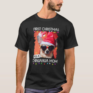 Erste Weihnachten als Chihuahua-Mutter T-Shirt