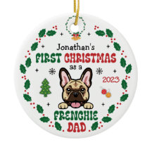 Erste Weihnachten als französischer Bulldoggen-Vat