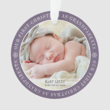 Erste Weihnachten als Großeltern Modernes Foto