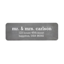 Erste Weihnachten als Herr & Mrs. Chalkboard |