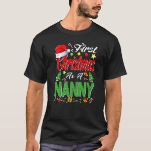Erste Weihnachten als Kindermädchen Weihnachtsmann T-Shirt