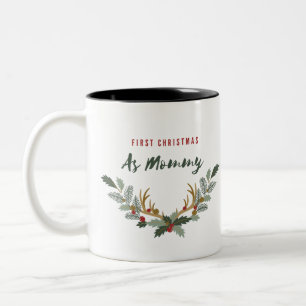 Erste Weihnachten als Mommy Tasse Weihnachtsgesche