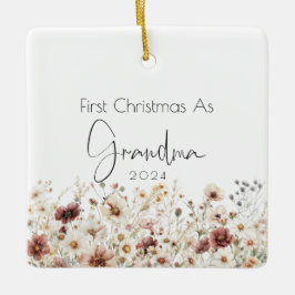 Erste Weihnachten als Oma Holiday Ornament
