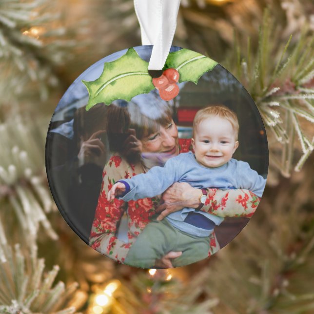 Erste Weihnachten als Oma Oma Grandeleltern Baby F Ornament (Baum)