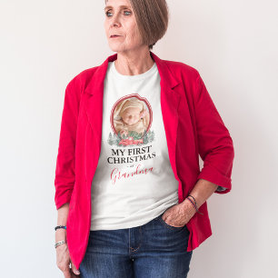 Erste Weihnachten als Oma Red Truck T - Shirt