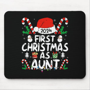 Erste Weihnachten als Tante Familie Match neue Tan Mousepad