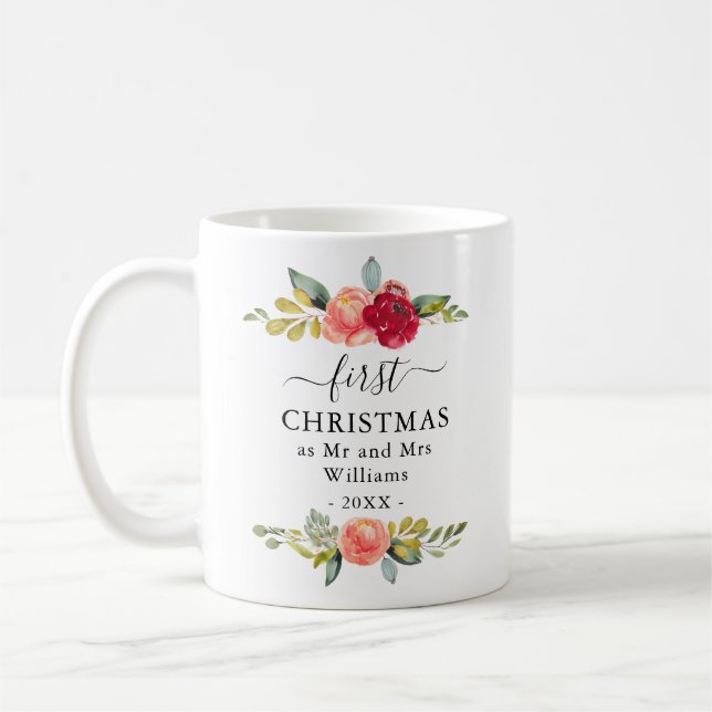 Erste Weihnachten als Tasse von Herrn Floral Coffe (Links)