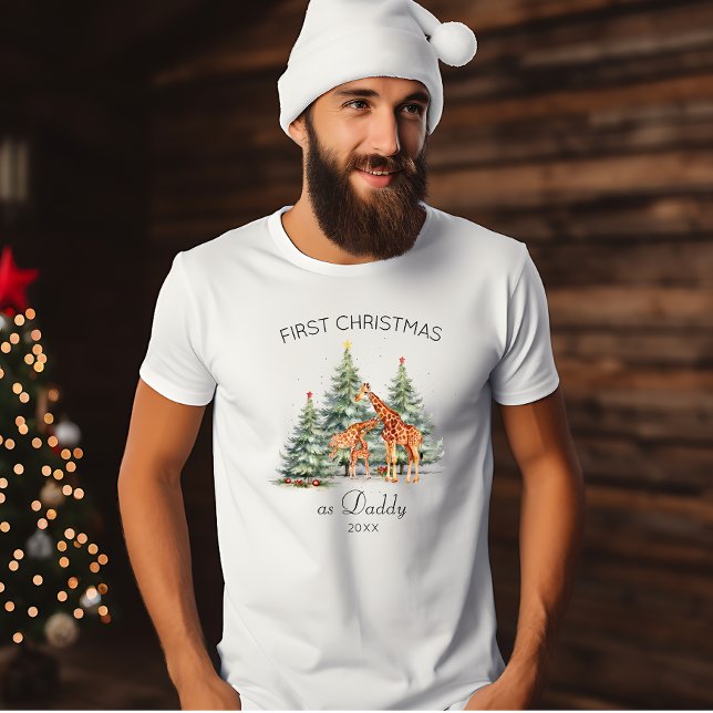 Erste Weihnachten als Vater Daddy Year Niedliche G T-Shirt (Von Creator hochgeladen)