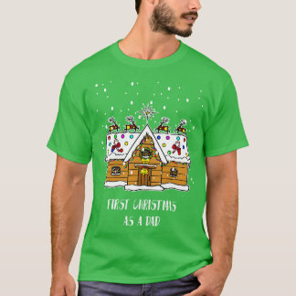 Erste Weihnachten als Vater Funny Weihnachten Weih T-Shirt