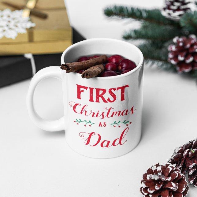 Erste Weihnachten als Vater Kaffeetasse (Von Creator hochgeladen)