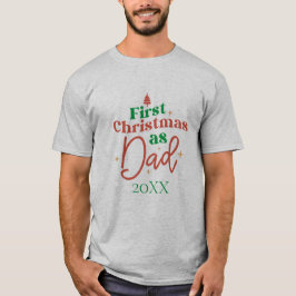 Erste Weihnachten als Vater Neuvater T-Shirt