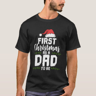 Erste Weihnachten als Vater, um Zukunft Vater Xma T-Shirt