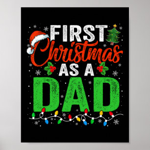 Erste Weihnachten als Vater Weihnachten Weihnachte Poster