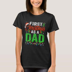 Erste Weihnachten als Vater Weihnachten Weihnachte T-Shirt