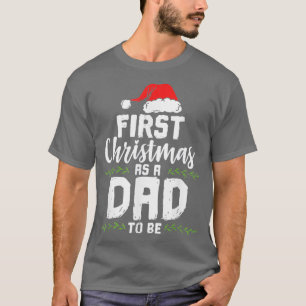 Erste Weihnachten als Vater Weihnachtsmannmütze Me T-Shirt
