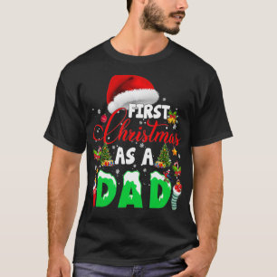 Erste Weihnachten als Vater Weihnachtsmannmütze Ug T-Shirt