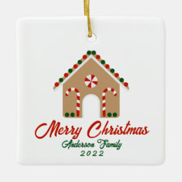 Erste Weihnachten bei unserem neuen Zuhause-Orname Keramikornament