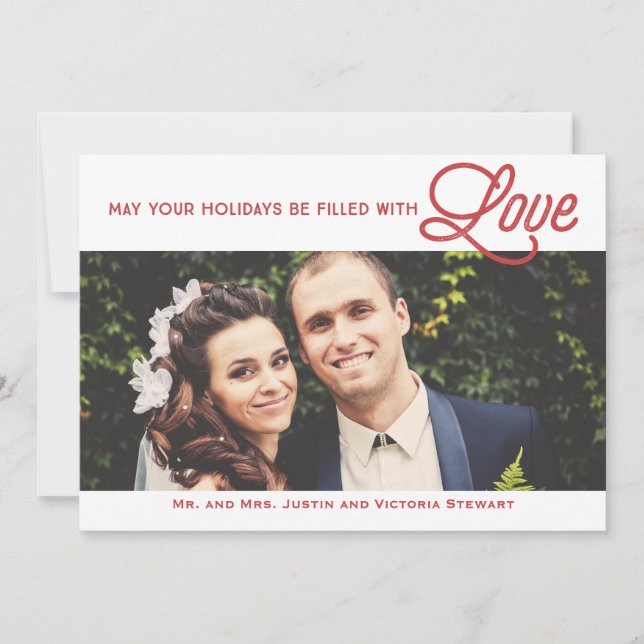 Erste Weihnachten gefüllt mit Liebe Urlaub Foto (Vorderseite)