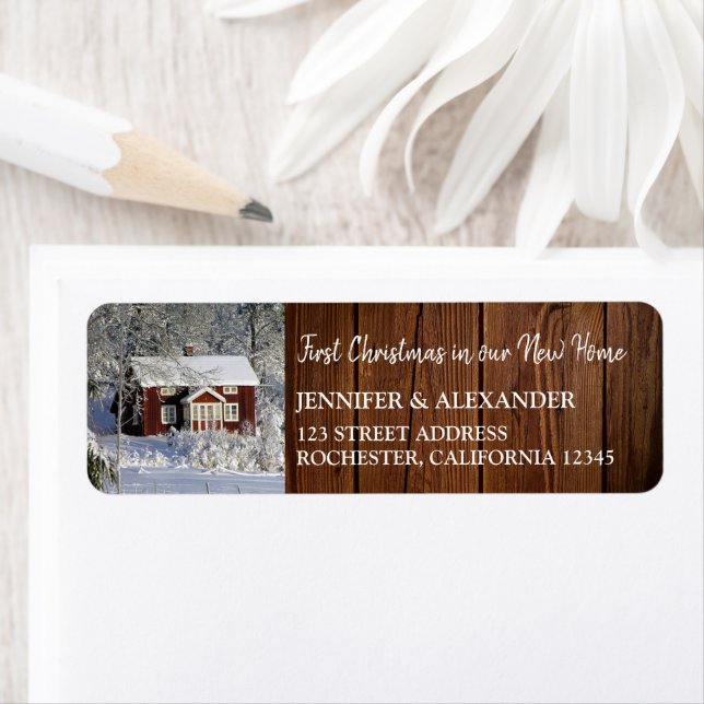 Erste Weihnachten im neuen Zuhause rustikalen Foto (Insitu)