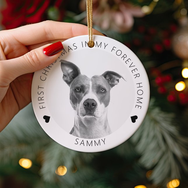 Erste Weihnachten in meiner Forever-Zuhause | Chri Ornament Aus Metall (Von Creator hochgeladen)