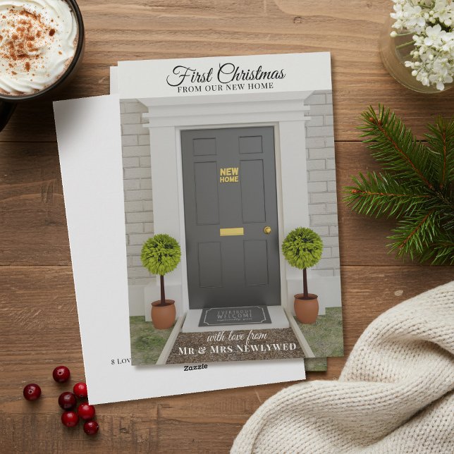 Erste Weihnachten in New Zuhause Holiday Card (Von Creator hochgeladen)