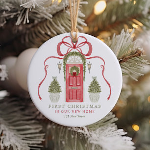 Erste Weihnachten in New Zuhause Keramik Ornament