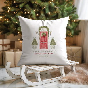 Erste Weihnachten in New Zuhause Kissen