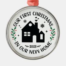 Erste Weihnachten in New Zuhause Personalisierte W