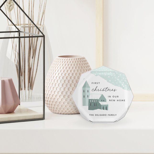 Erste Weihnachten in unserem neuen Zuhause-Akrylbl Fotoblock (Von Creator hochgeladen)