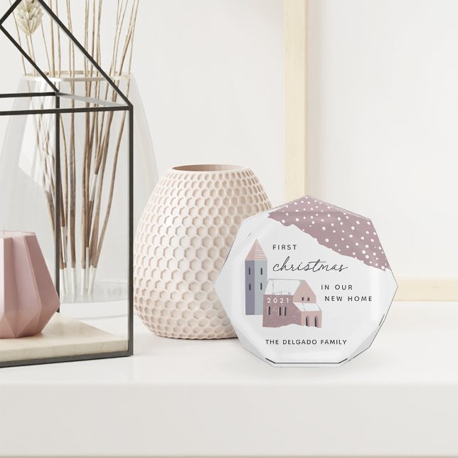 Erste Weihnachten in unserem neuen Zuhause-Akrylbl Fotoblock (Von Creator hochgeladen)