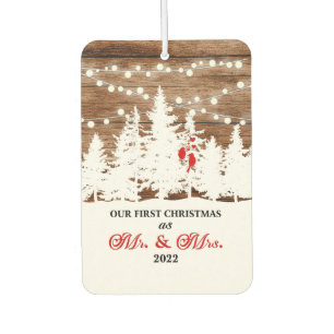 Erste Weihnachten in unserem neuen Zuhause-Ornamen Autolufterfrischer