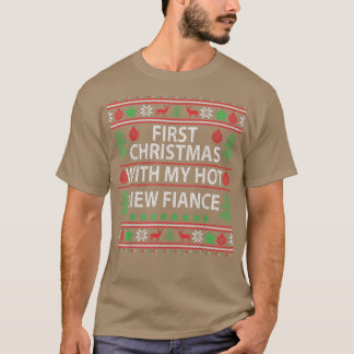 Erste Weihnachten mit meinem neuen Verlobte Xmas-P T-Shirt