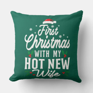 Erste Weihnachten mit meiner heißen neuen Ehefrau Kissen